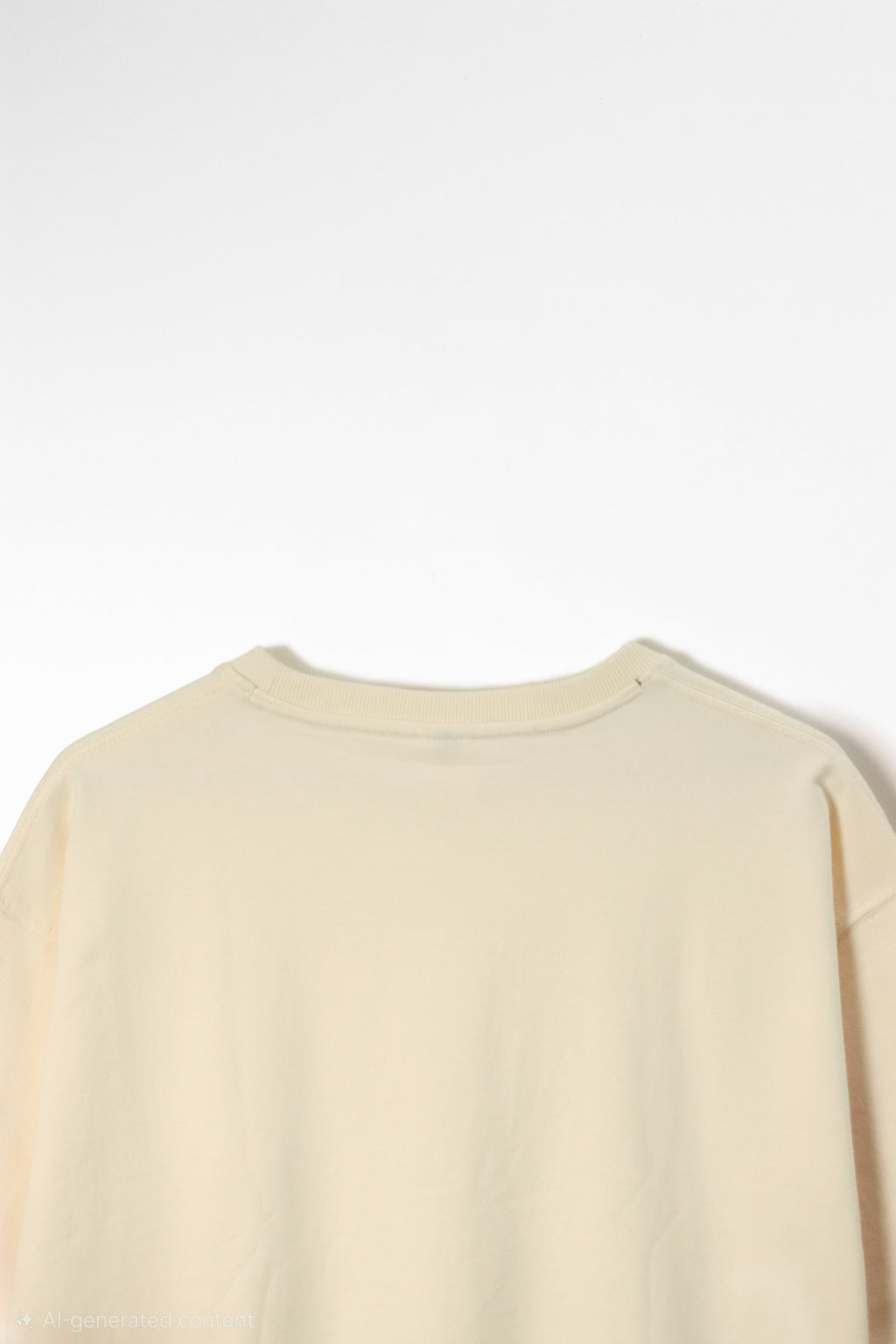 Plain Oversized T-Shirt | Beige | AnyaLook