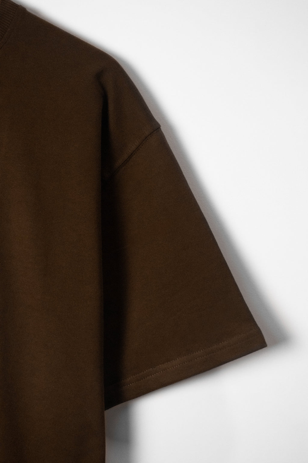 Plain Oversized T-Shirt | Brown | AnyaLook