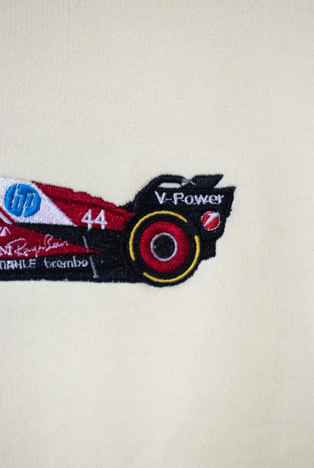 F1 Ferrari Car Embroidered Oversized T-Shirt - AnyaLook