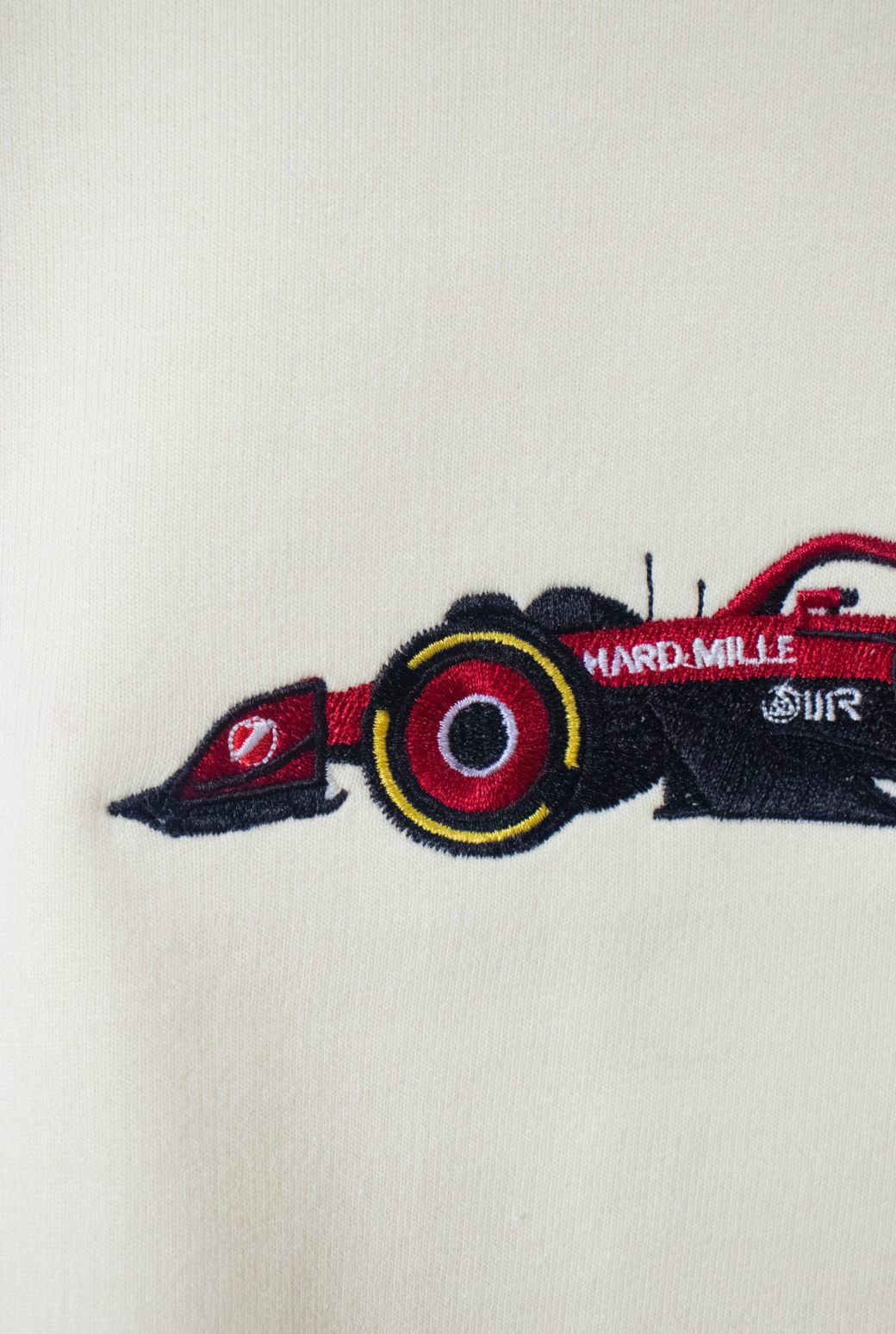 F1 Ferrari Car Embroidered Oversized T-Shirt - AnyaLook