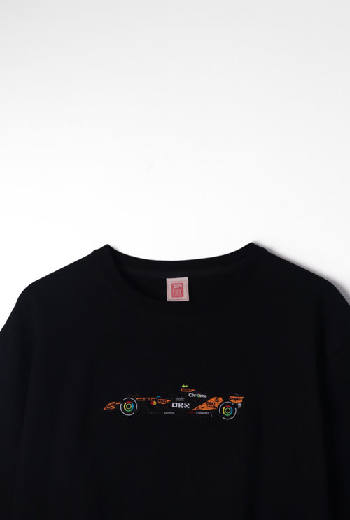 F1 Mclaren Car Embroidered Oversized T-Shirt - AnyaLook
