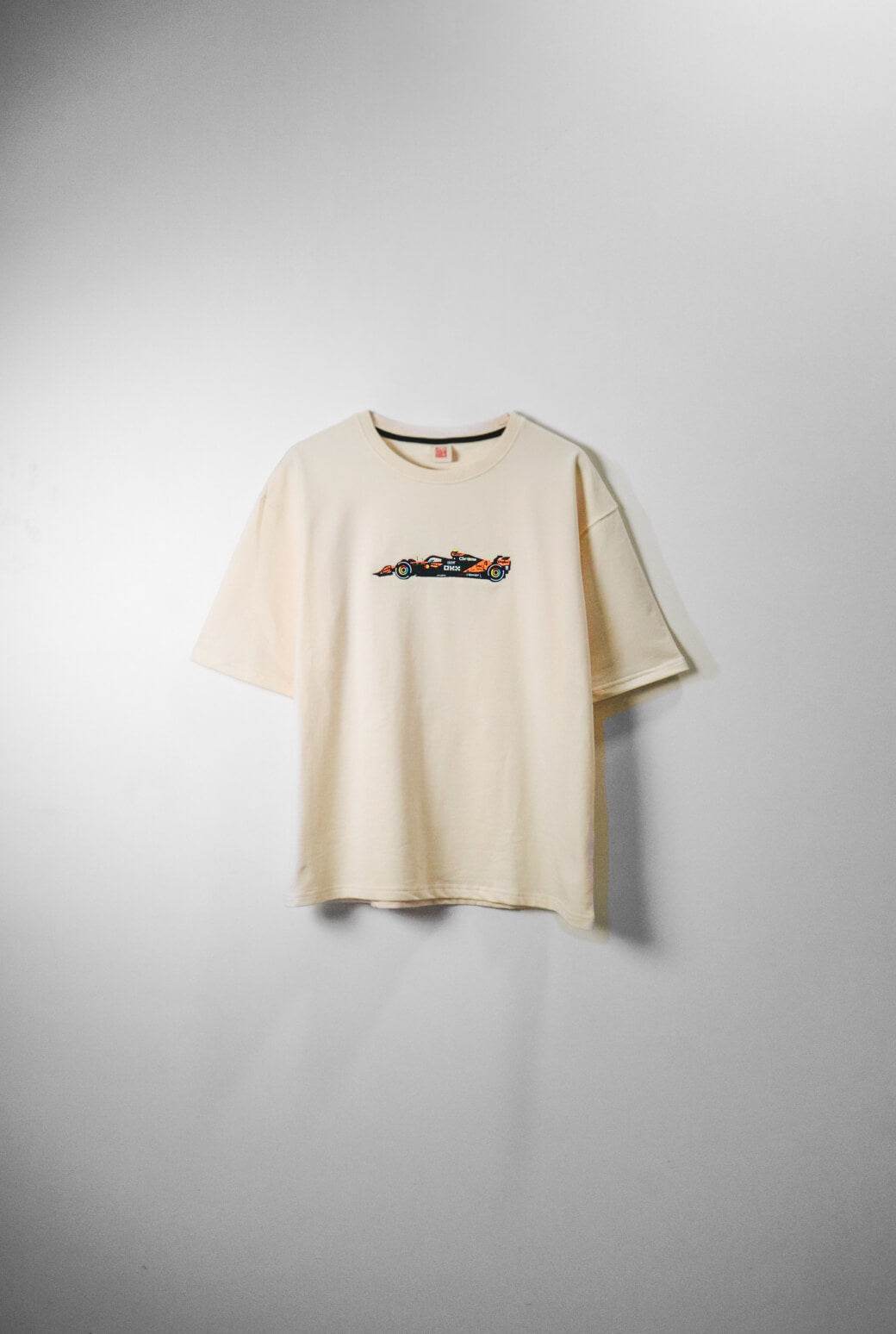 F1 Mclaren Car Embroidered Oversized T-Shirt - AnyaLook Oversized Tshirt