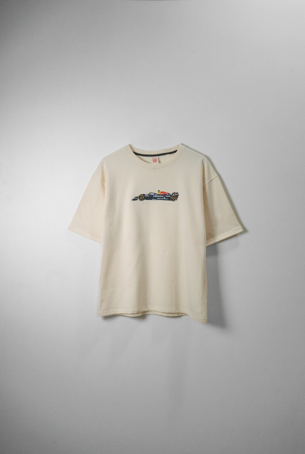 F1 Redbull Car Embroidered Oversized T-Shirt - AnyaLook Oversized Tshirt