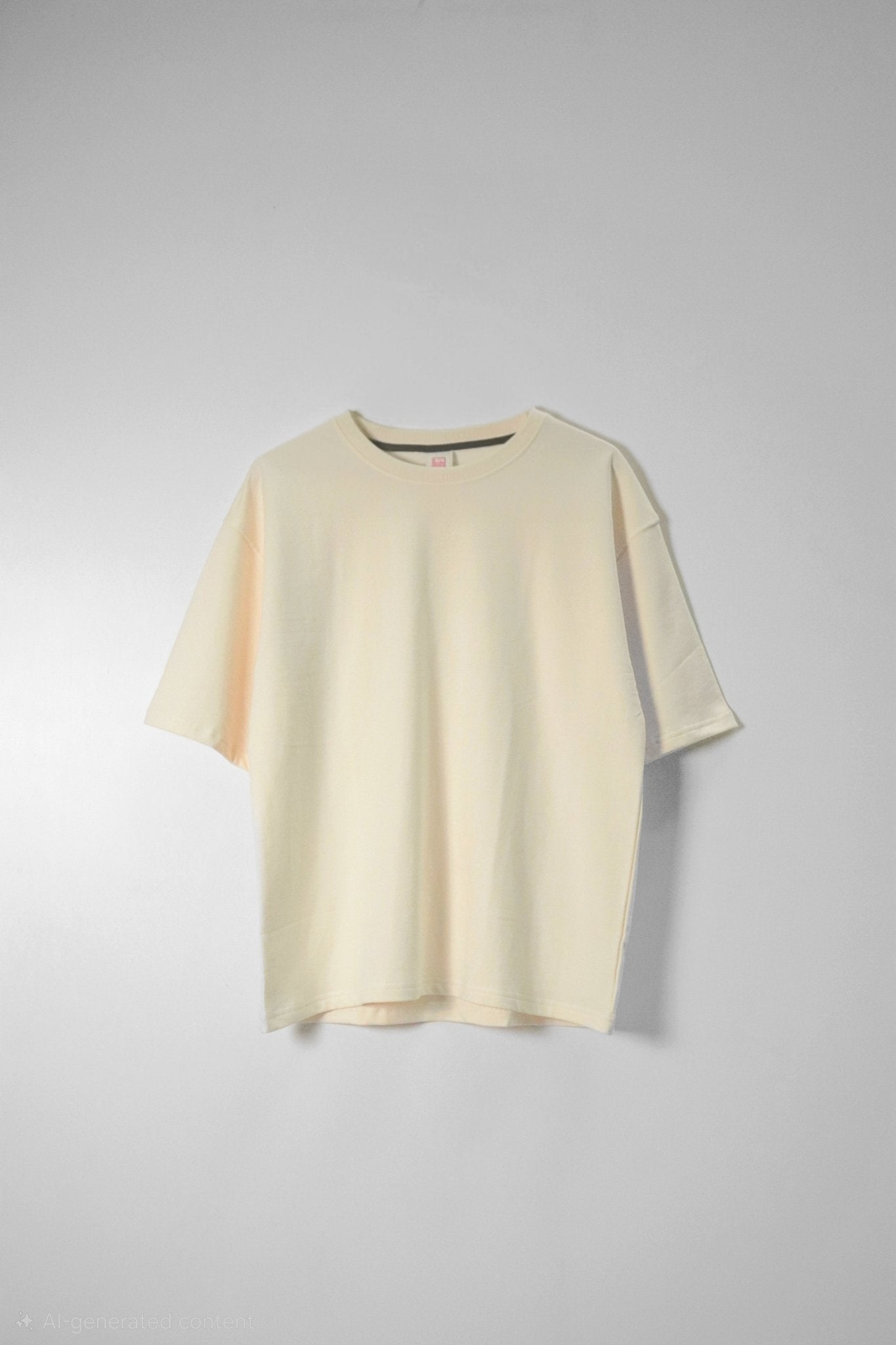 Plain Oversized T-Shirt | Beige | AnyaLook Oversized Tshirt