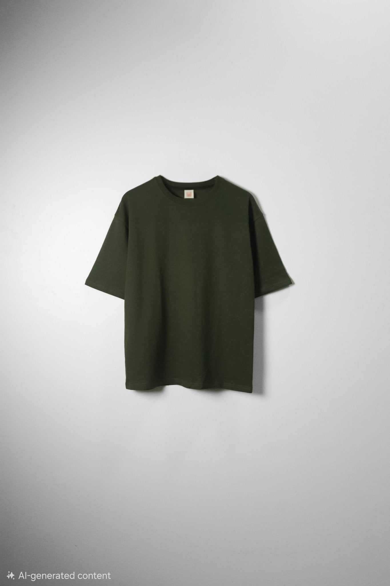 Plain Oversized T-Shirt | Olive Green | AnyaLook Oversized Tshirt