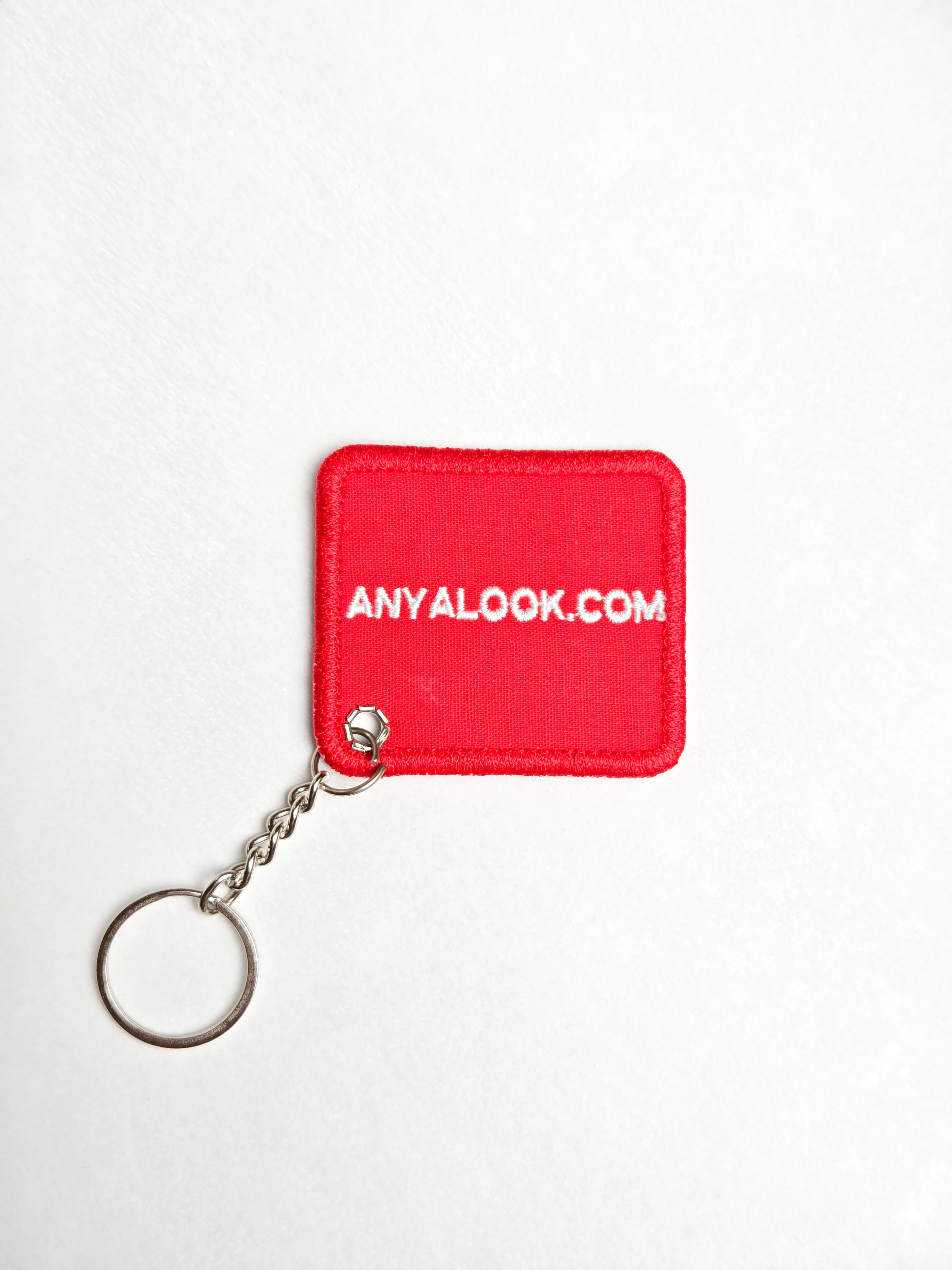Embroidered Logo Keychain | Premium Fabric Keychain | Anyalook